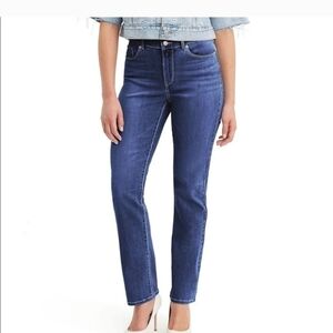 Levi's Women's Straight Leg Jeans in Deep Blue